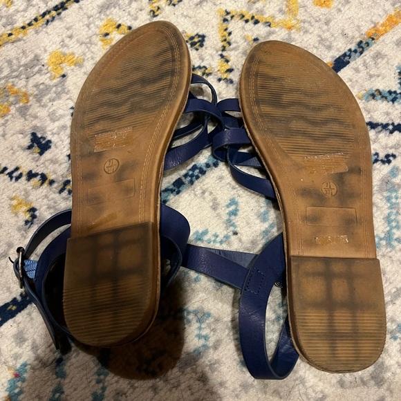 Blue Strap Sandals - Picture 2 of 3